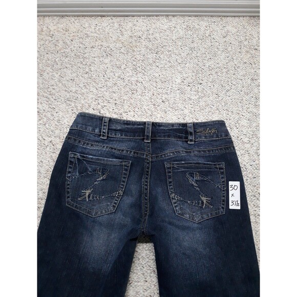 30x31 1/2  Silver Suki dark wash bootcut - Picture 2 of 7